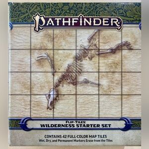 PAIZO - PATHFINDER FLIP TILES: Wilderness Starter Set (NWOT)